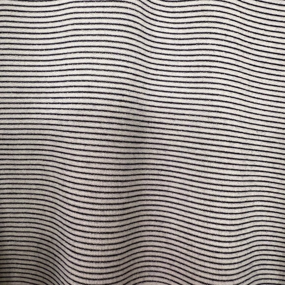 Bordeaux Anthropologie Blazer Striped black and white size small - Picture 5 of 5